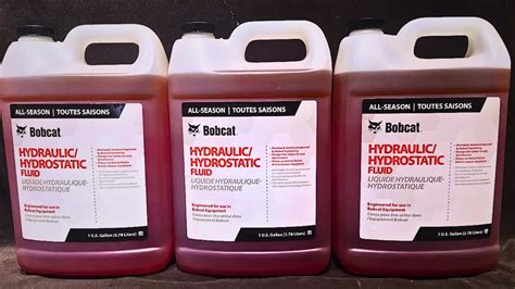 bobcat hydraulic fluid substitute